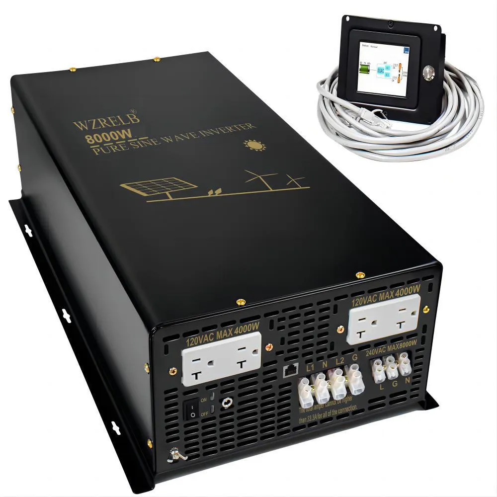 SPT Series 8000W Split Phase Pure Sine Wave Inverter With Wired Remote
